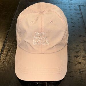 Marcus Adler Pink Wife Mom Boss Adjustable Baseball Hat Cap Saks Fifth Avenue‌
